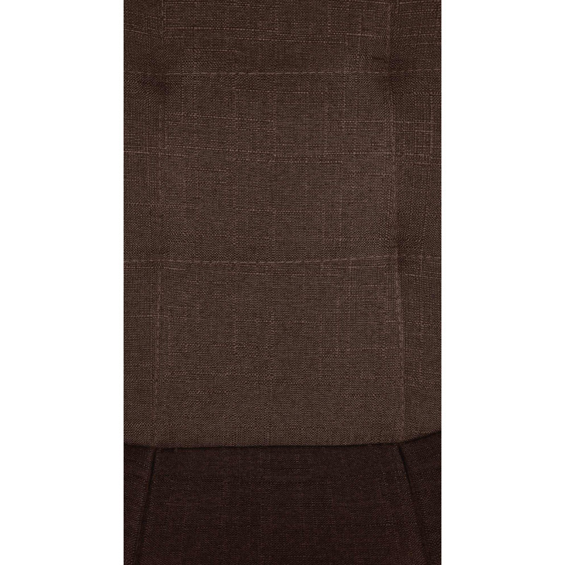 Tabouret de bar Elmore, tissu C brun