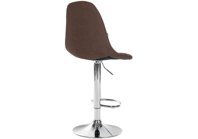 Tabouret de bar Elmore, tissu C, marron