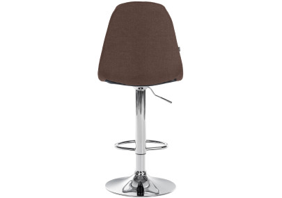 Tabouret de bar Elmore, tissu C, marron
