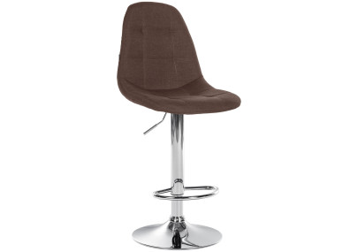 Tabouret de bar Elmore, tissu C, marron