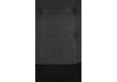 Tabouret de bar Elmore, tissu C, gris foncé