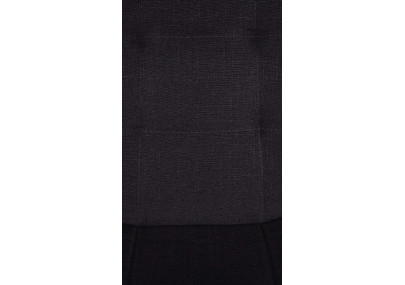 Tabouret de bar Elmore, tissu C, noir