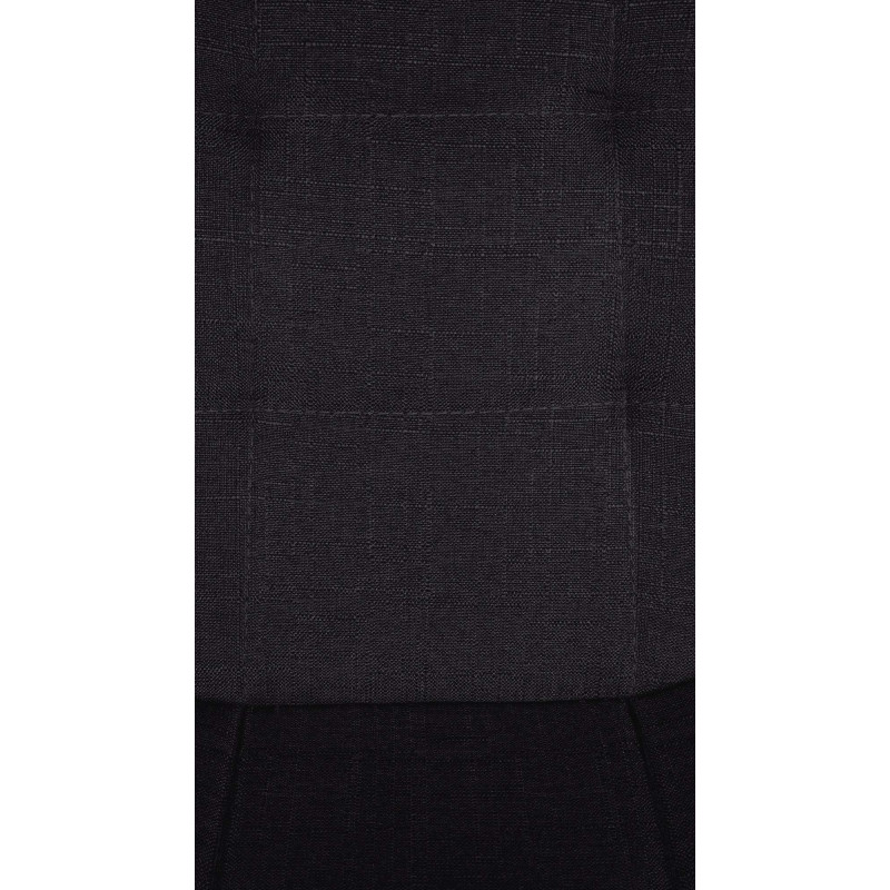 Tabouret de bar Elmore, tissu C noir