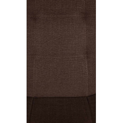 Banqueta de bar Elmore, em tecido, marrom