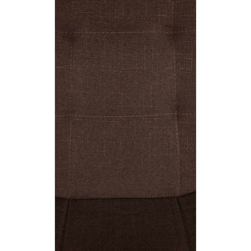 Tabouret de bar Elmore, en tissu, marron