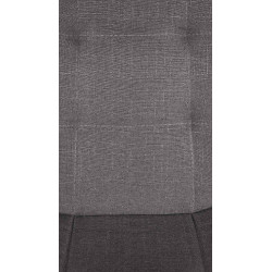 Taburete de bar Elmore, tapizado en tela W, gris