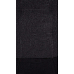 Tabouret de bar en tissu Elmore W noir