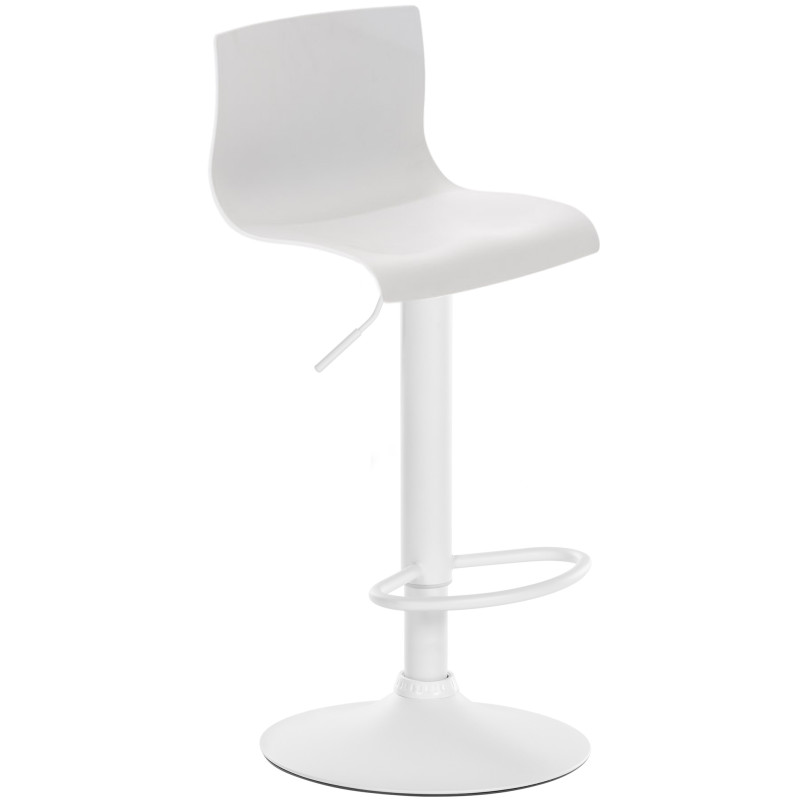 Tabouret de bar blanc Hoover W