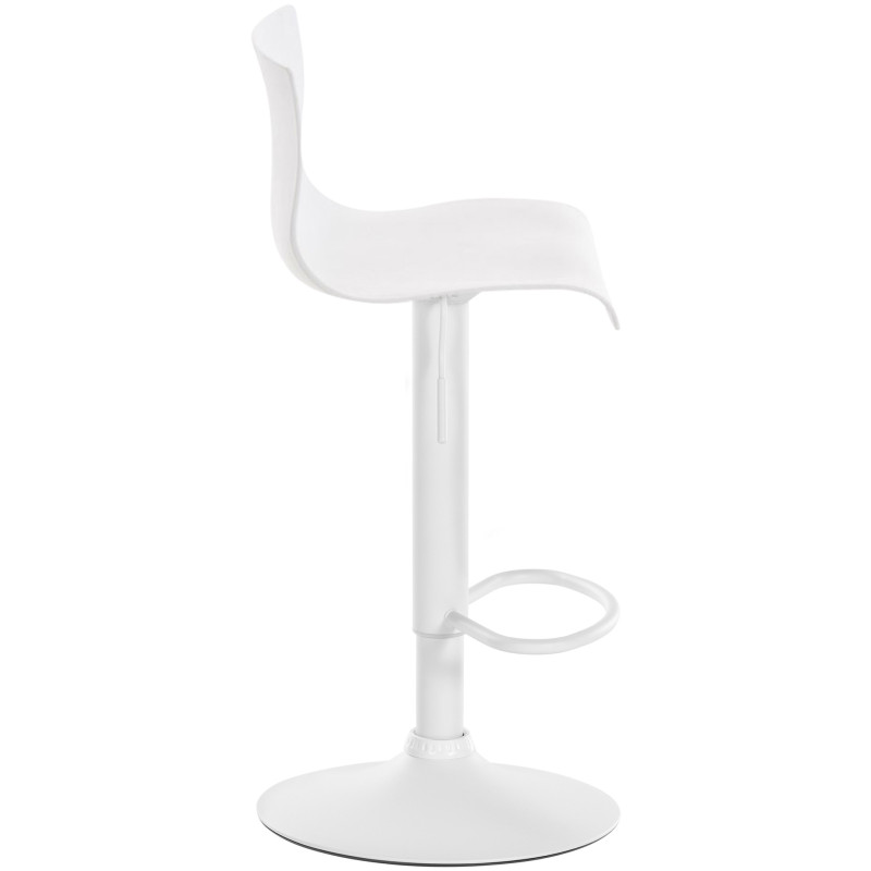 Tabouret de bar blanc Hoover W