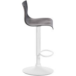 Sgabello da bar grigio Hoover W