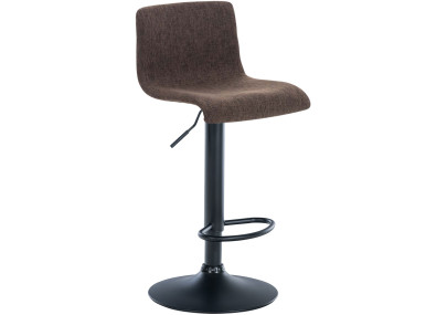 Sgabello da bar Hoover, tessuto B, marrone