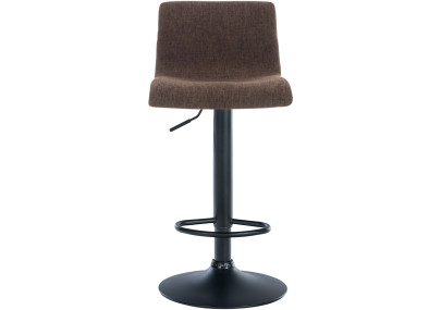 Sgabello da bar Hoover, tessuto B, marrone