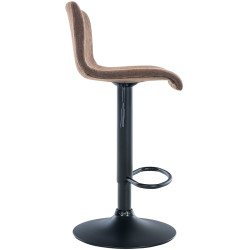 Tabouret de bar Hoover, tissu B brun