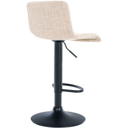 Tabouret de bar Hoover, tissu B crème