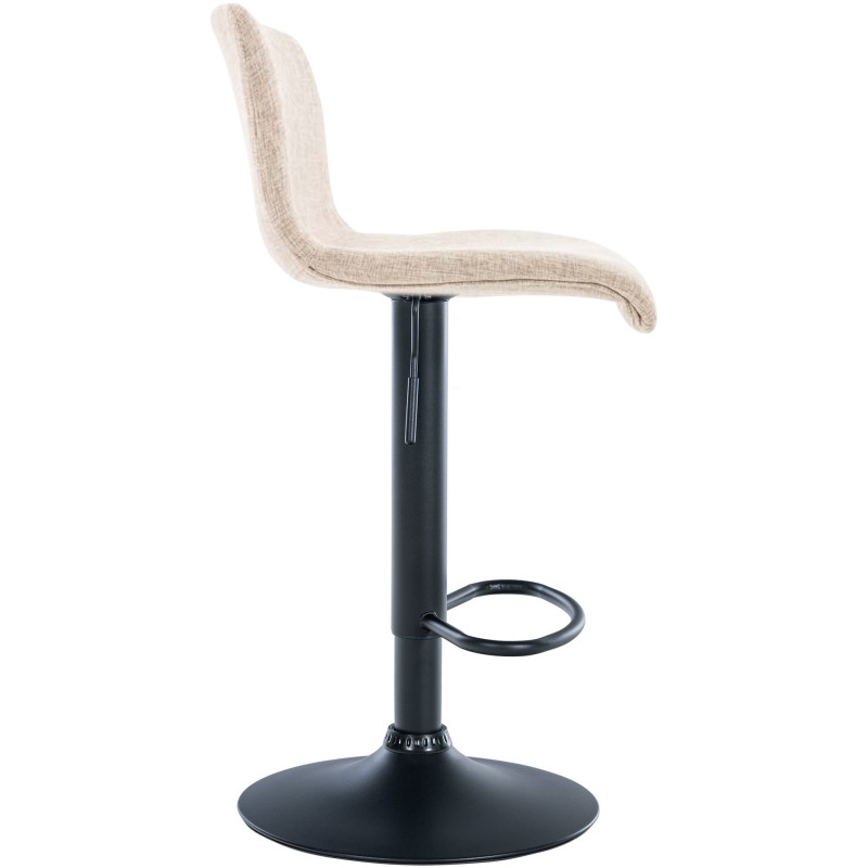 Tabouret de bar Hoover, tissu B crème