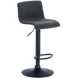 Tabouret de bar Hoover, tissu B gris foncé