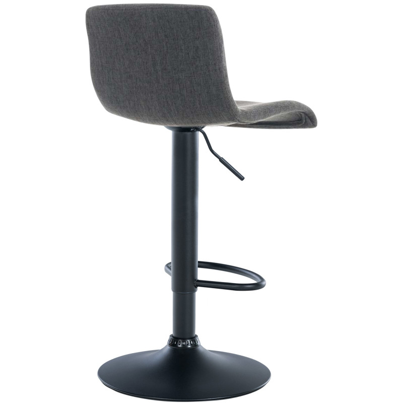 Tabouret de bar Hoover, tissu B, gris foncé