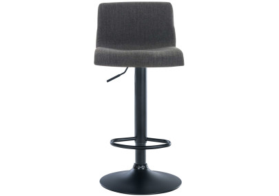 Taburete de bar Hoover, tela B, gris oscuro