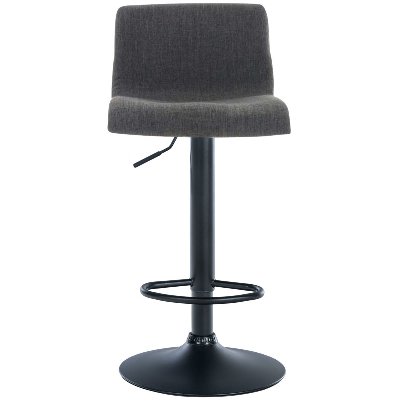 Tabouret de bar Hoover, tissu B gris foncé