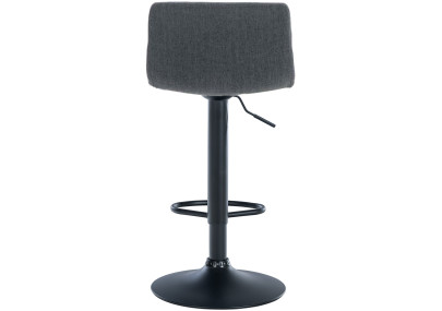 Tabouret de bar Hoover, tissu B, gris foncé