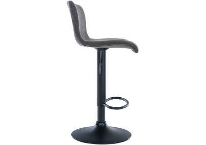 Sgabello da bar Hoover, tessuto B, grigio scuro