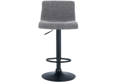 Sgabello da bar Hoover, tessuto B, grigio chiaro