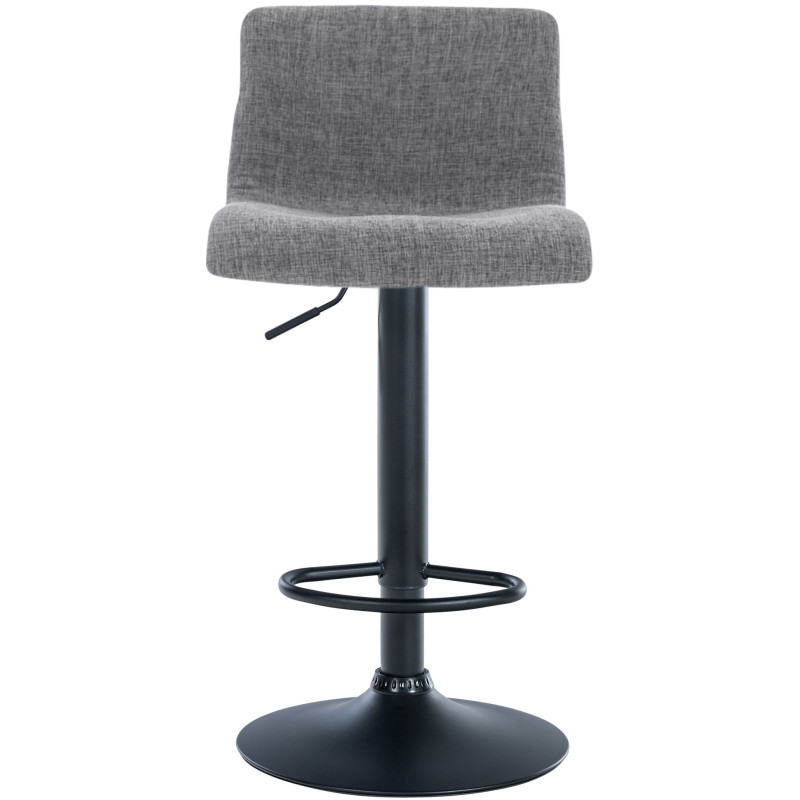 Tabouret de bar Hoover, tissu B, gris clair