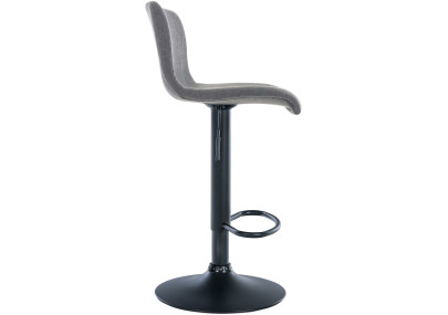 Tabouret de bar Hoover, tissu B, gris clair