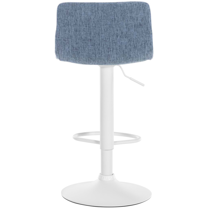 Tabouret de bar en tissu Hoover, bleu