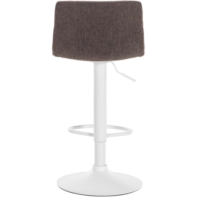 Tabouret de bar en tissu Hoover W brun