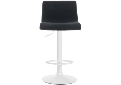 Tabouret de bar en tissu Hoover, noir