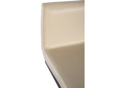 Set di 2 sgabelli da bar Newport B, similpelle, crema