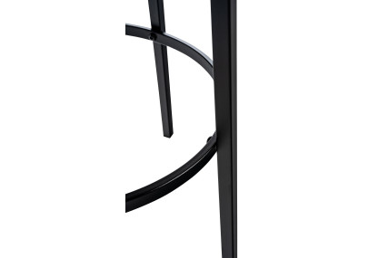 Tabouret de bar Kamari, similicuir, crème