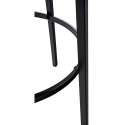 Tabouret de bar en velours Kamari café