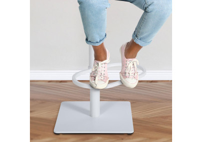 Tabouret de bar Damaso W en tissu bleu