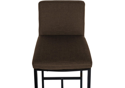 Tabouret de bar Freeport, tissu B, marron