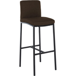 Tabouret de bar Freeport, tissu B, marron