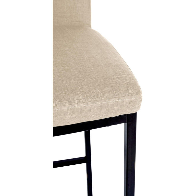 Tabouret de bar Freeport, tissu B crème