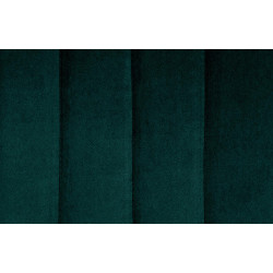 Tabouret de bar Toni en velours noir vert