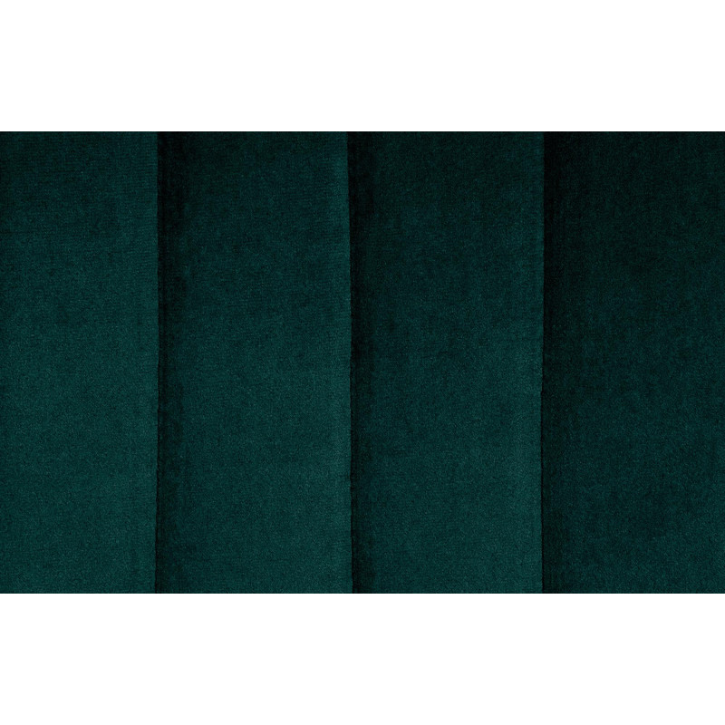 Tabouret de bar Toni en velours, noir/vert