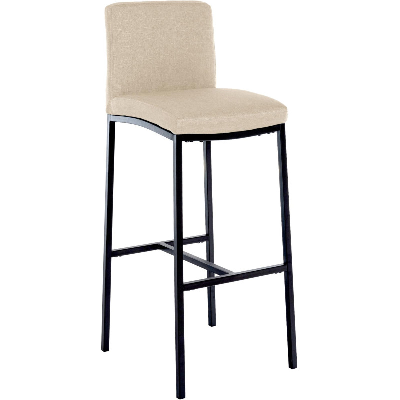 Tabouret de bar Freeport, tissu B crème