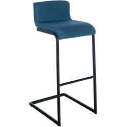 Tabouret de bar Newport, tissu B bleu