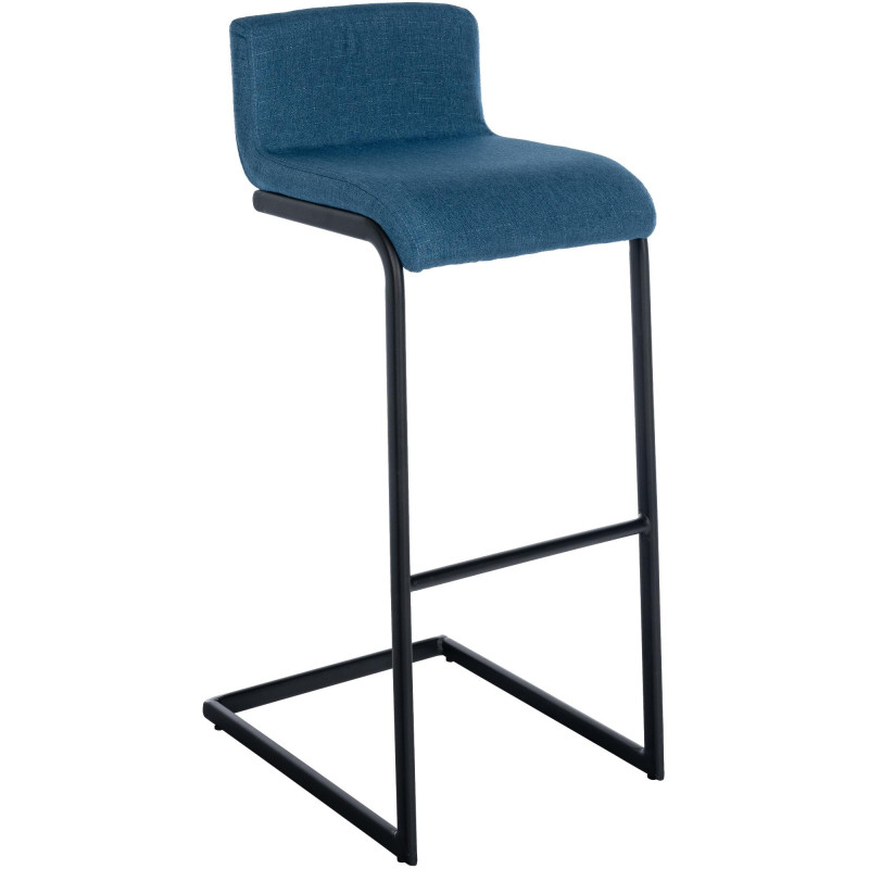 Tabouret de bar Newport, tissu B bleu