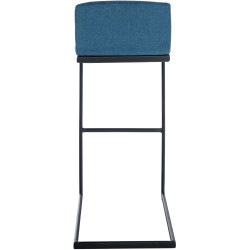Tabouret de bar Newport, tissu B bleu