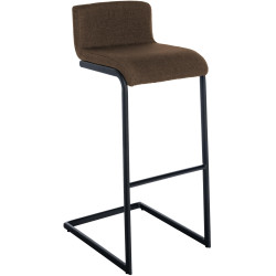Tabouret de bar Newport, tissu B, marron