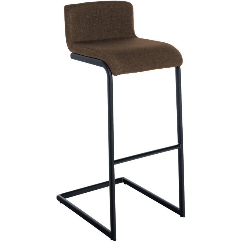 Tabouret de bar Newport, tissu B brun