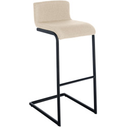 Tabouret de bar Newport, tissu B crème