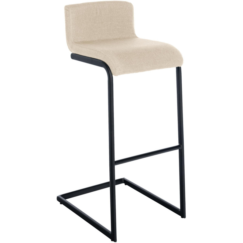 Tabouret de bar Newport, tissu B crème