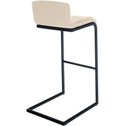 Tabouret de bar Newport, tissu B, crème
