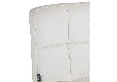 Juego de 2 taburetes de bar de terciopelo peruano, negro y crema